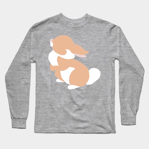 Little Girl Bunny Long Sleeve T-Shirt by beefy-lamby